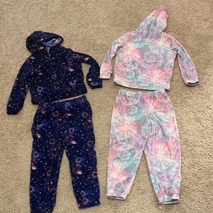 Kids Tie-Dye and Galaxy Pajama Set